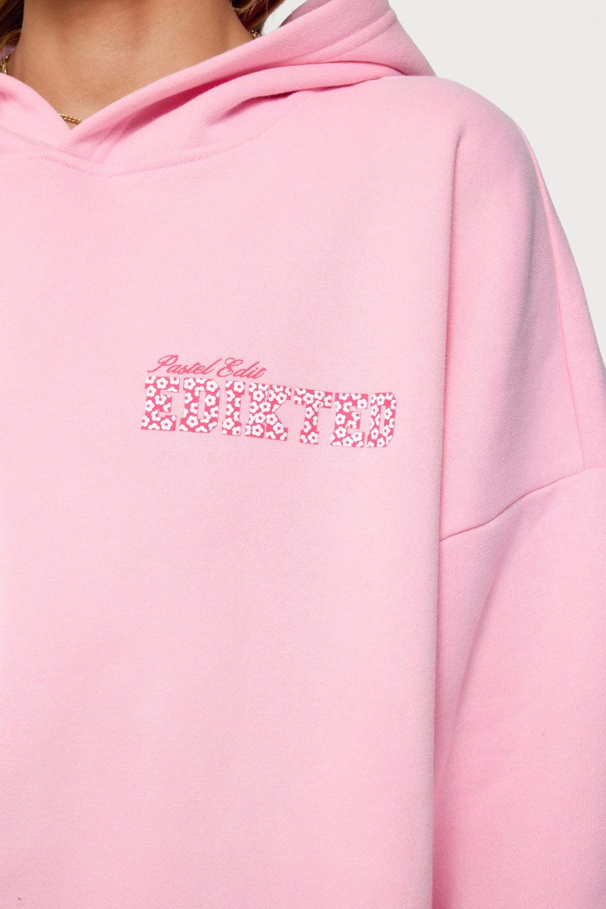Pastel Edit Edikted Oversized Hoodie - Image 2