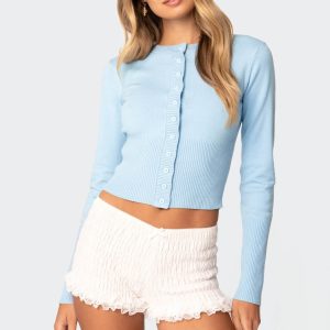 Alaina Button Front Cardigan