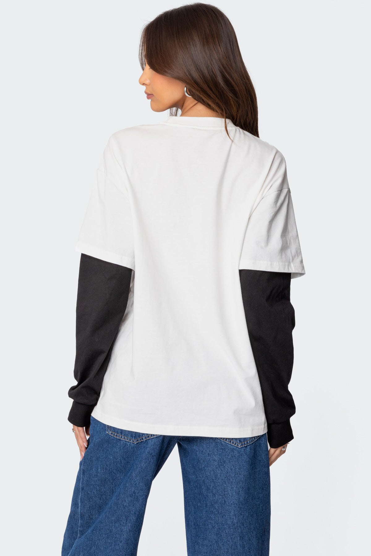 Situationship Oversized Layered T Shirt - Image 4