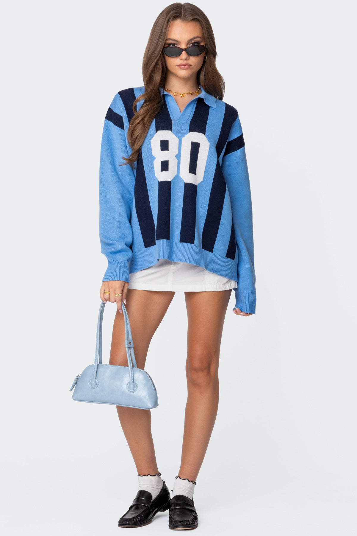 Larson Oversized Polo Sweater - Image 2