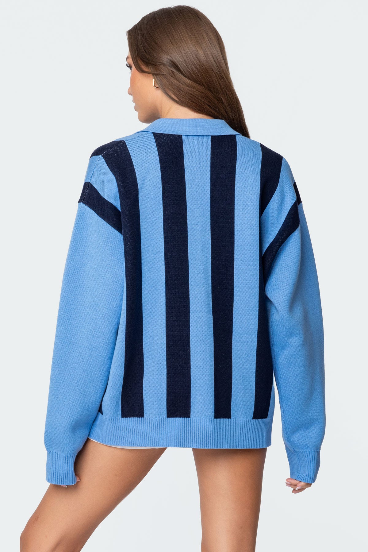 Larson Oversized Polo Sweater - Image 5