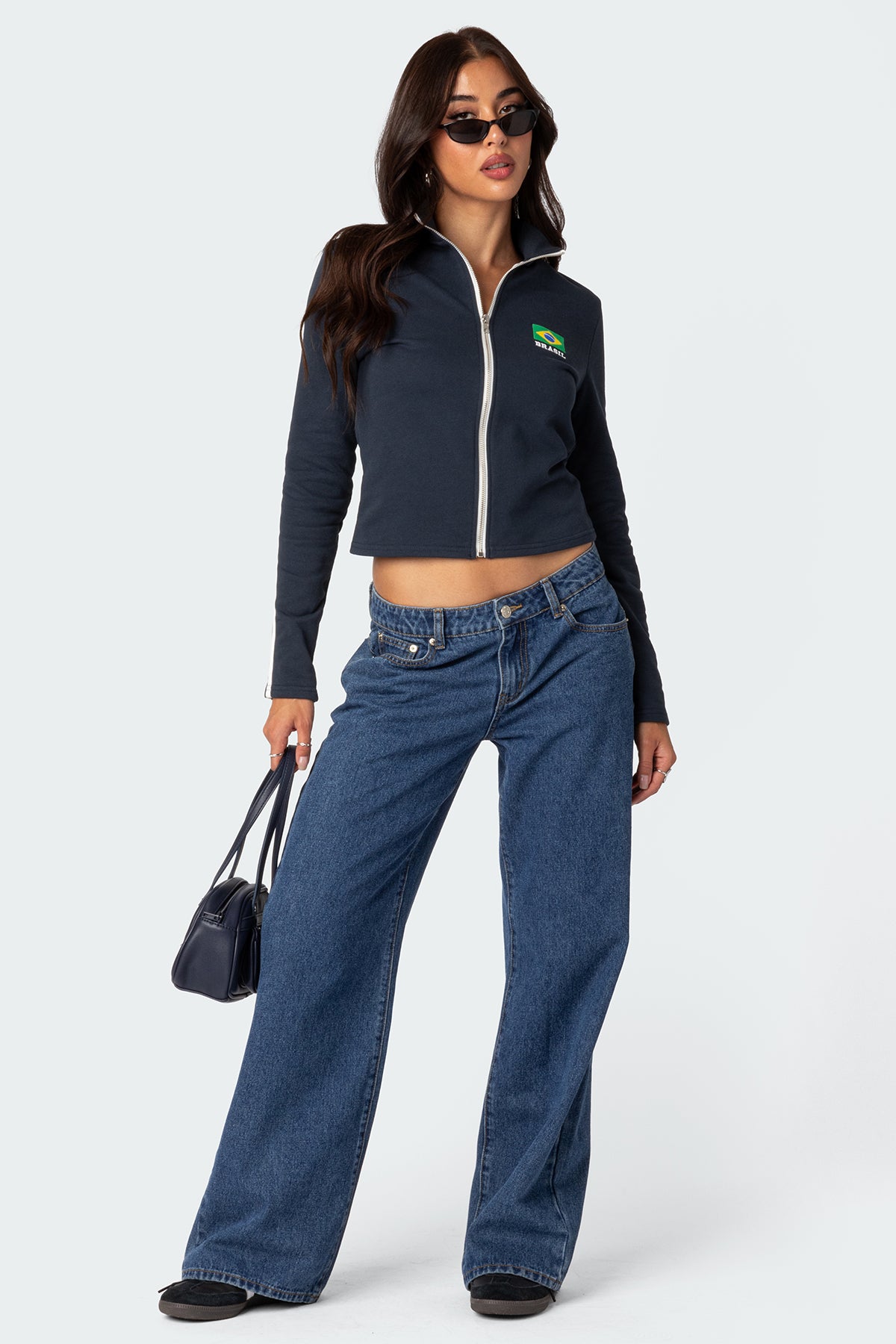 Brasil Zip Up Sweatshirt - Image 5