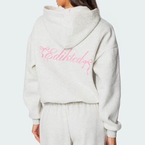 Sasha Bow Detail Hoodie