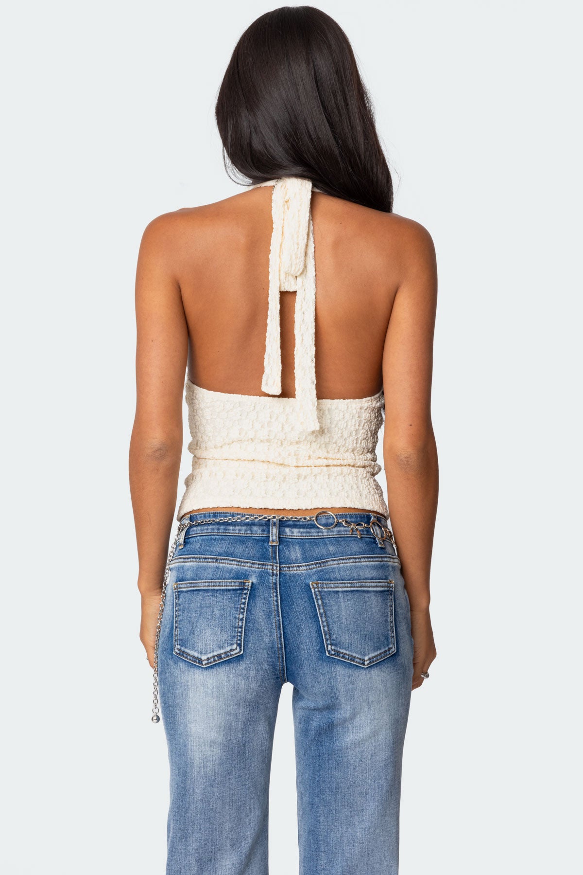 Willow Textured Halter Top - Image 5