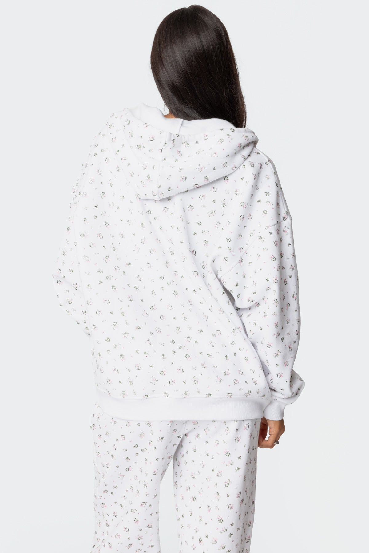 Bouquet Oversized Zip Up Hoodie - Image 5