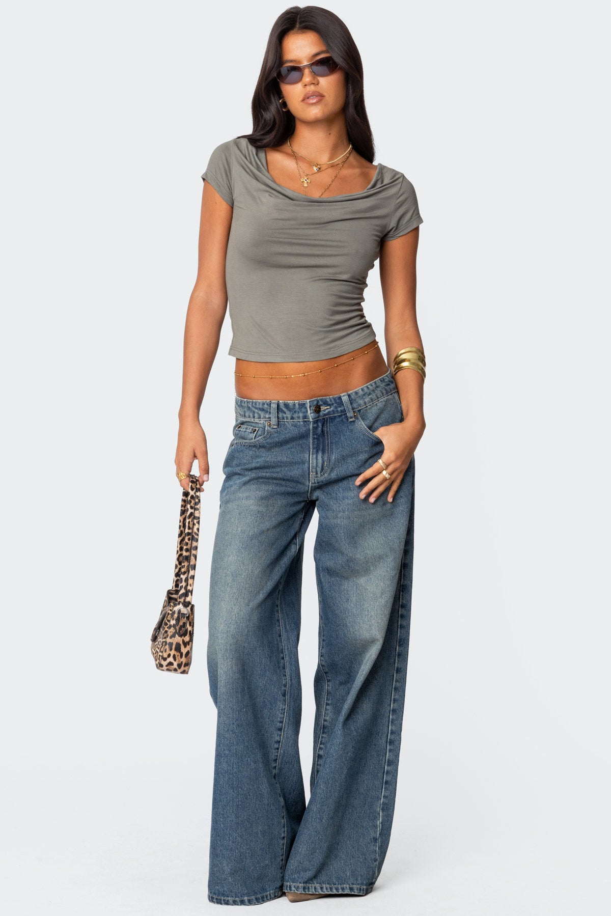 Vyxen Vintage Washed Low Rise Jeans - Image 5