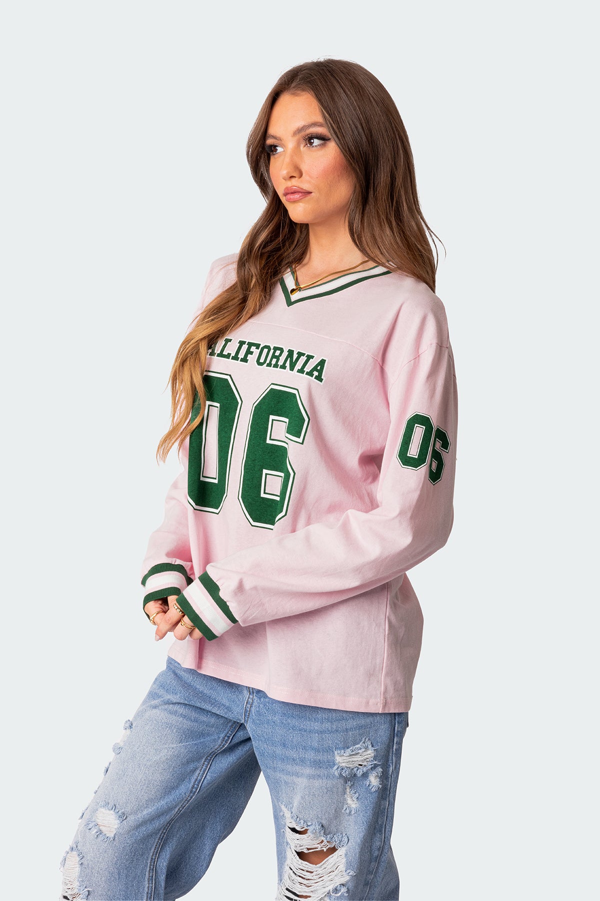 Cali Oversized Baseball T Shirt - Image 3