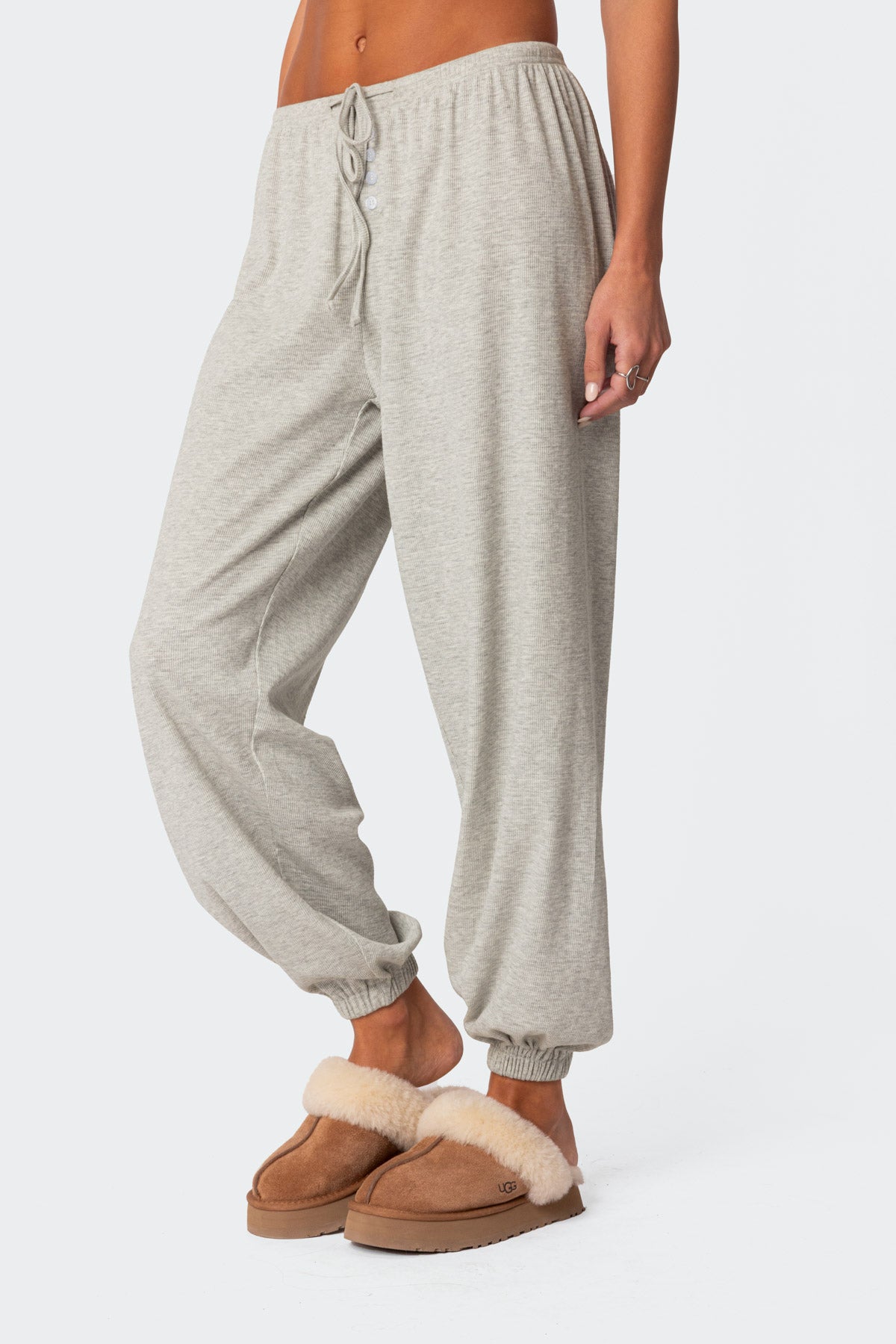 Rosanna Waffle Pajama Sweatpants - Image 4
