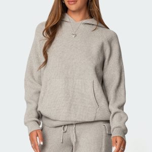Wynter Oversized Knit Hoodie