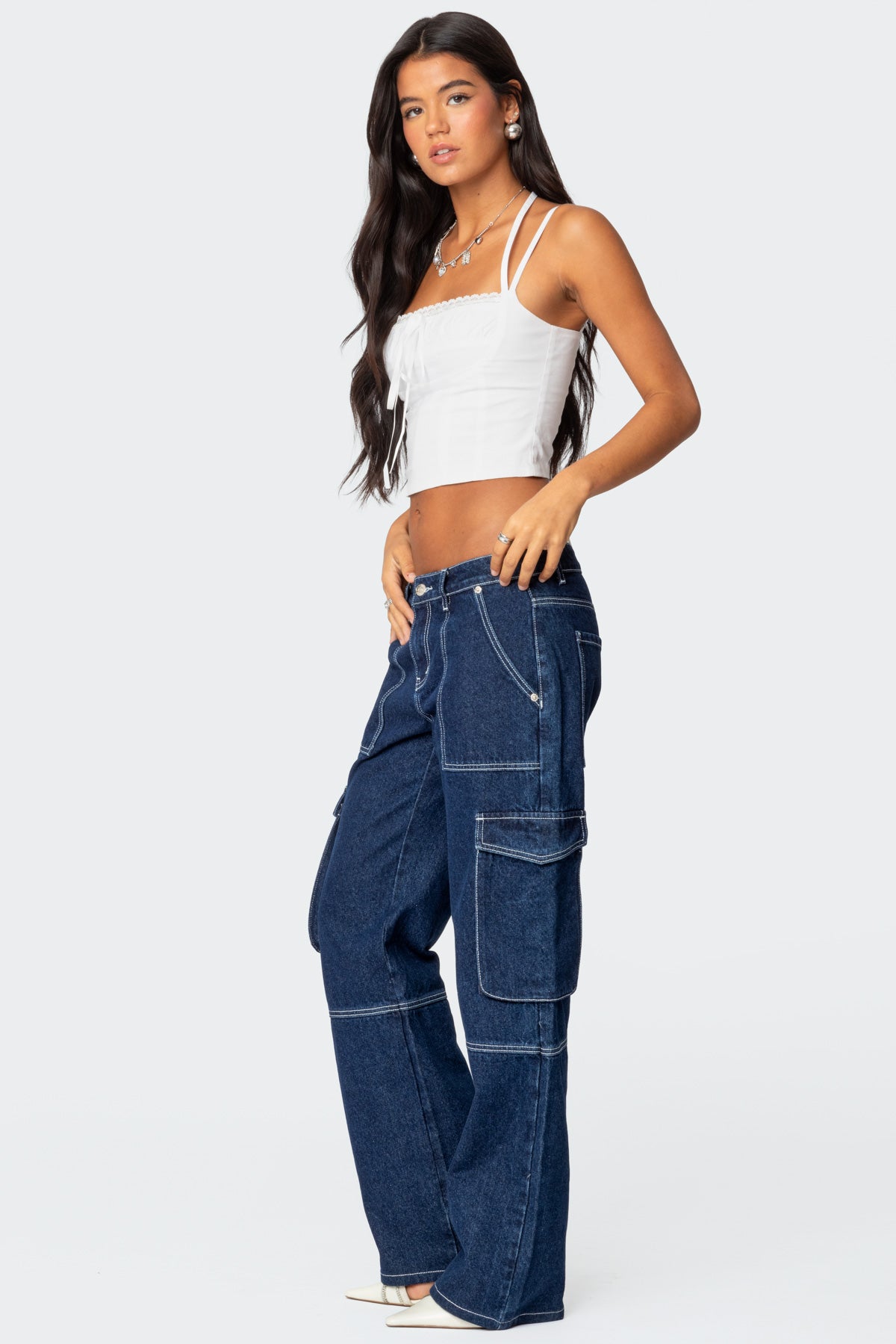 Salome Lace Up Top - Image 4