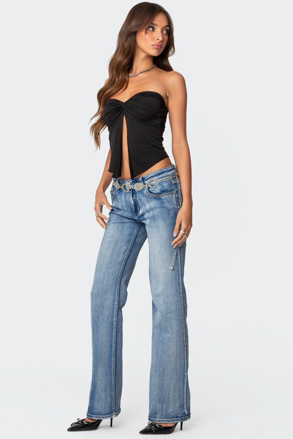 Twisted Split Front Tube Top - Image 4