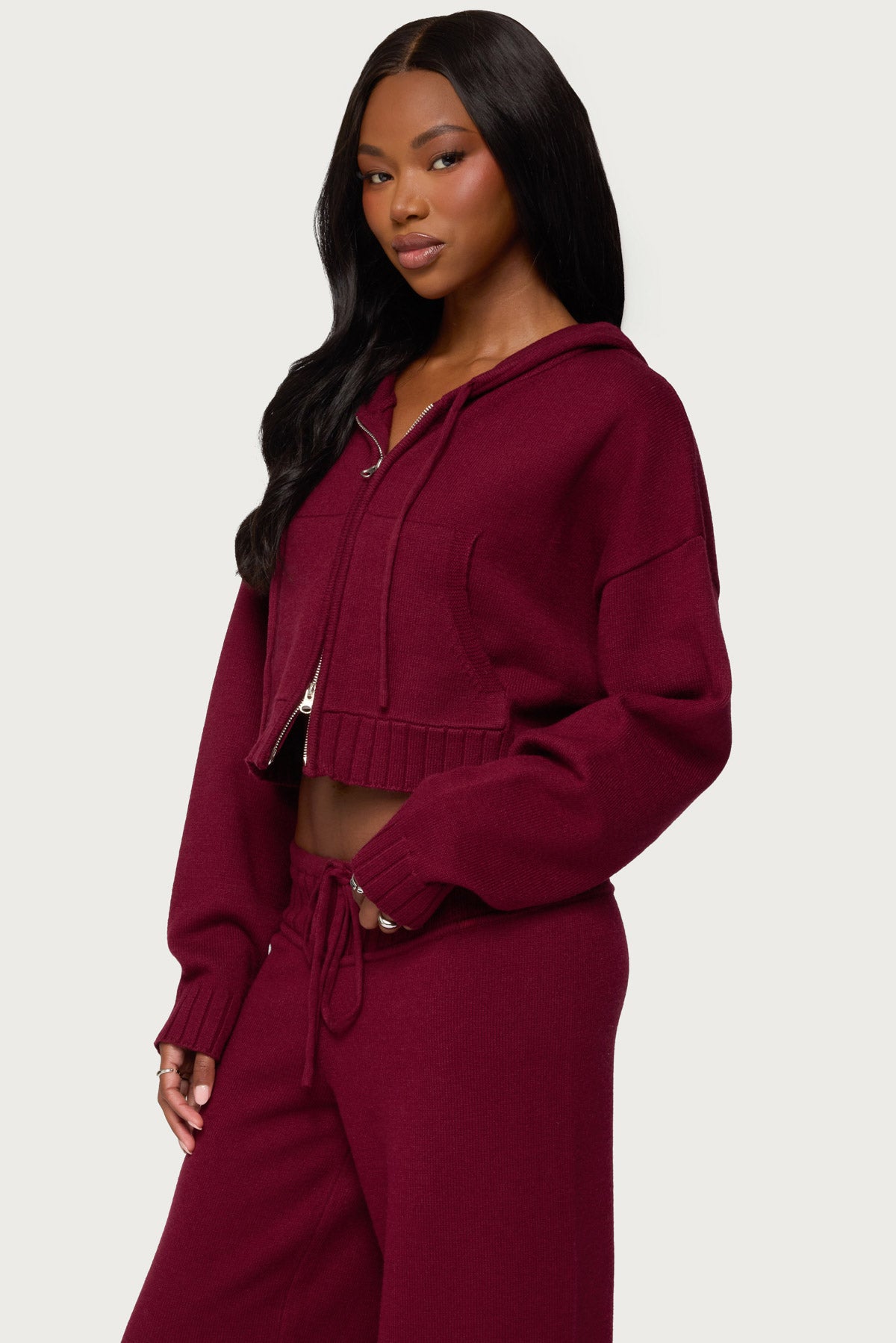 Russell Knit Hooded Cardigan - Image 3