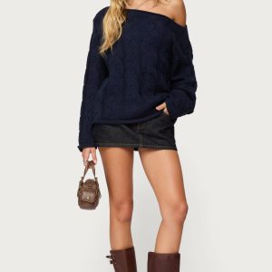 Camelia Denim Mini Skort