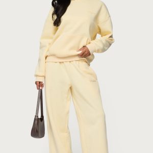 Basic Girl Wide Leg Edikted Sweatpants