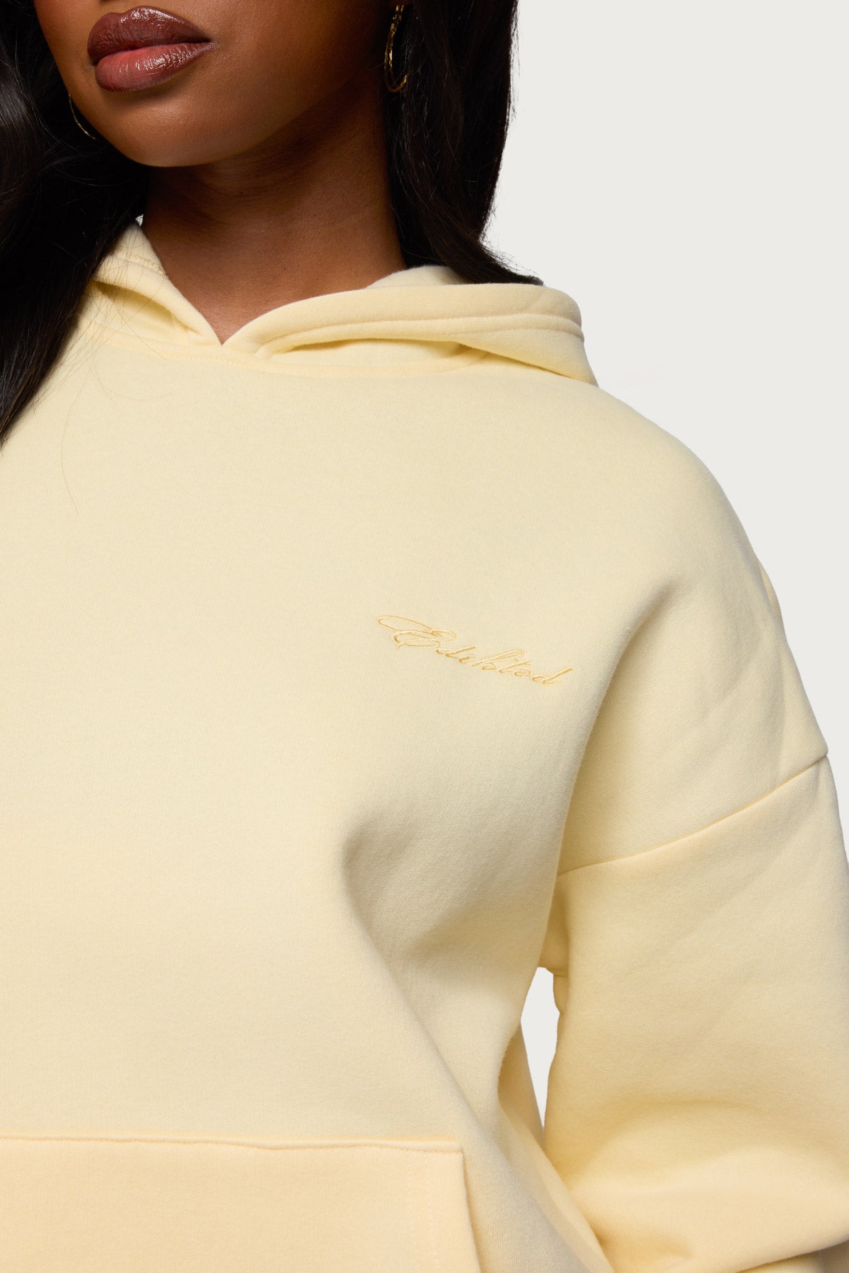 Basic Girl Oversized Edikted Hoodie - Image 2