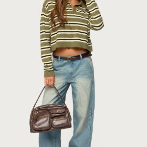 Kiria Stitched Low Rise Jeans