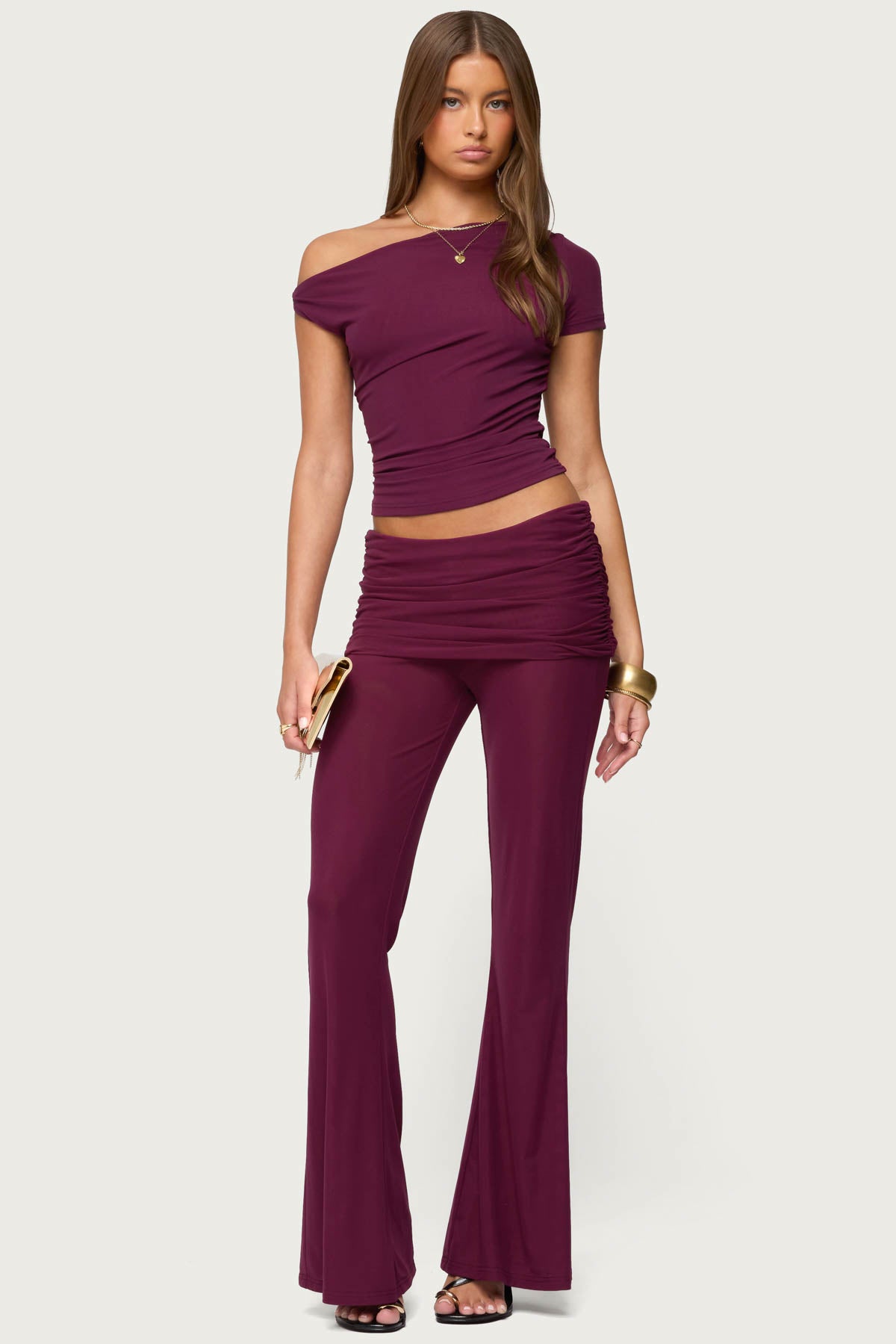 Halli Twisted Off Shoulder Top - Image 3