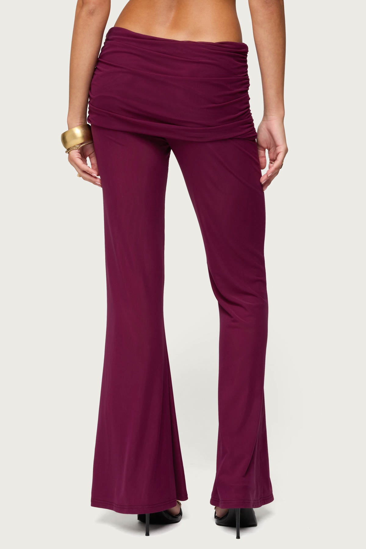 Halli Fold Over Mini Skirt Pants - Image 5