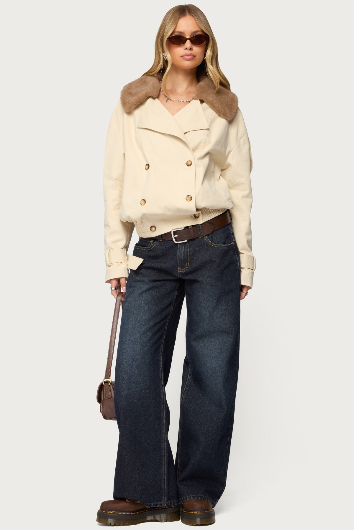 Raelynn Washed Low Rise Jeans - Image 3