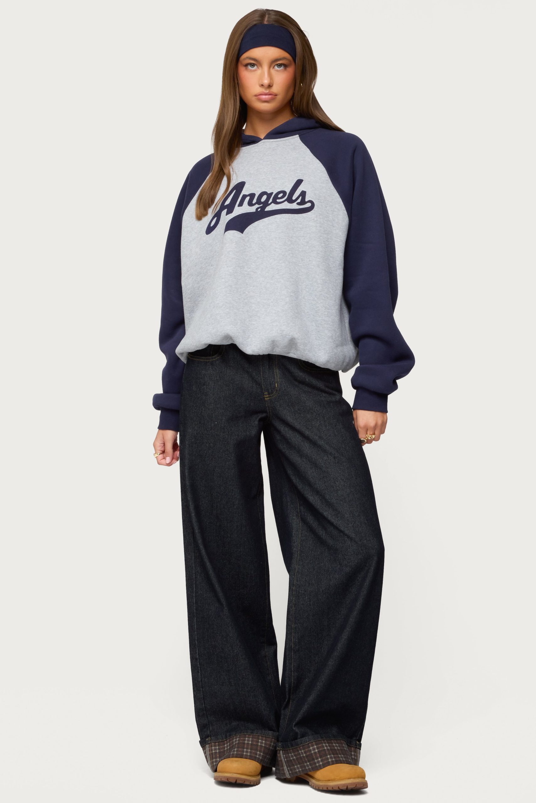 Angels Raglan Oversized Hoodie - Image 2