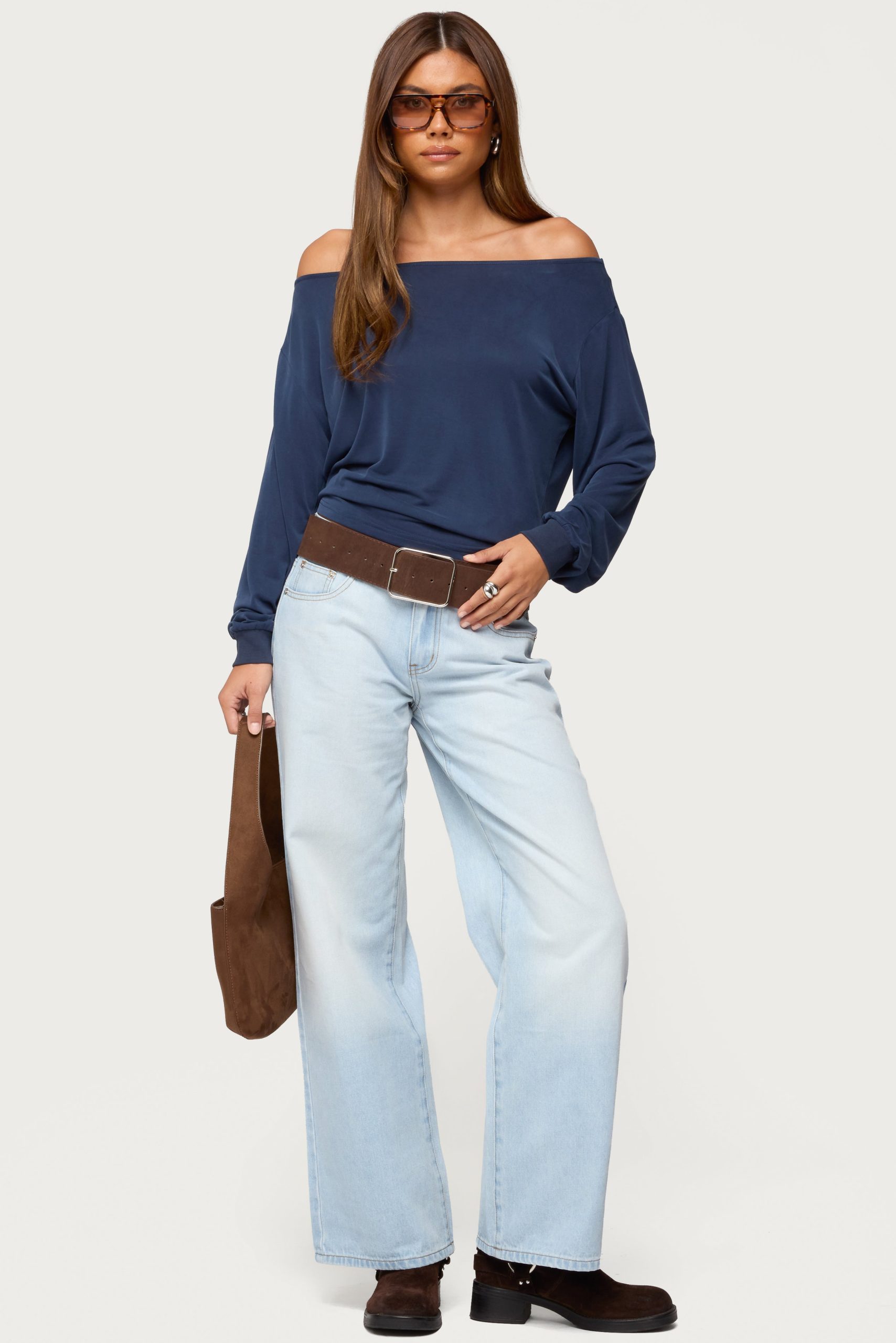 Nannie Off Shoulder Oversized Top - Image 2