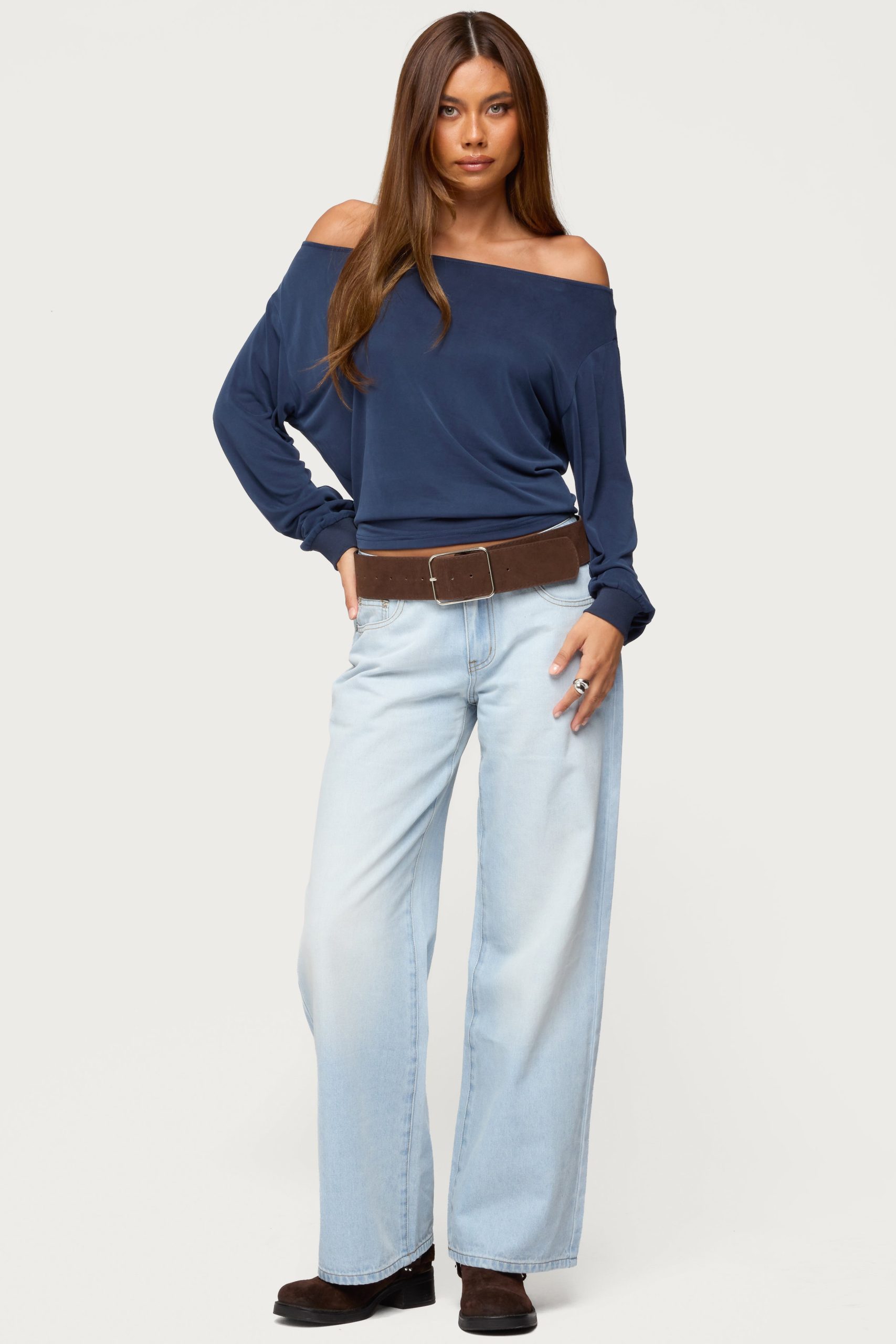 Nannie Off Shoulder Oversized Top - Image 5