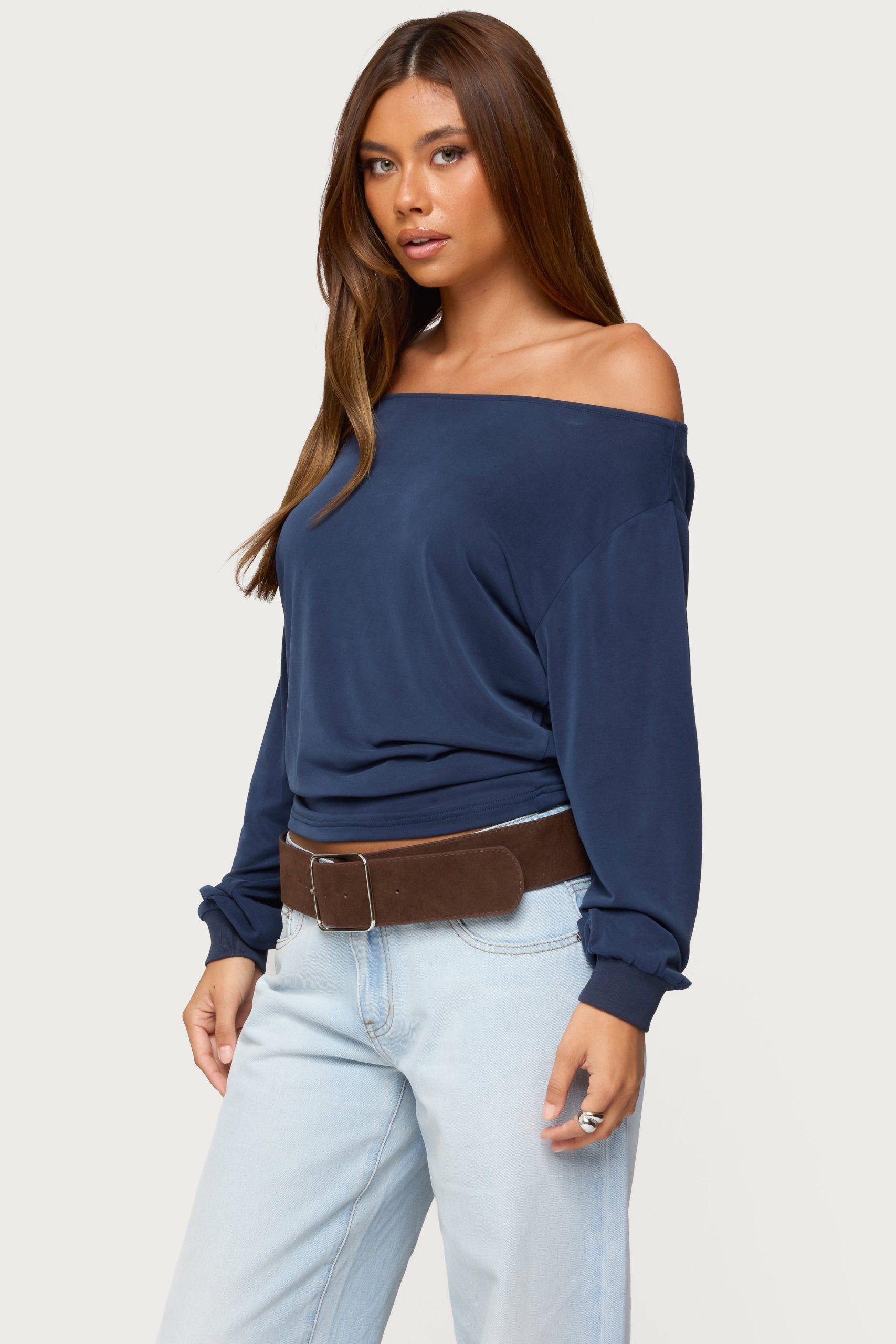 Nannie Off Shoulder Oversized Top - Image 3