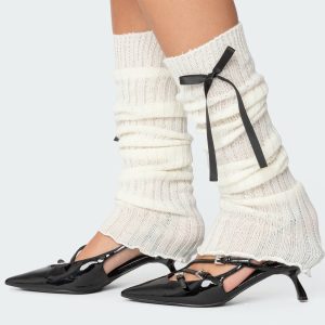 Ribbon Leg Warmers