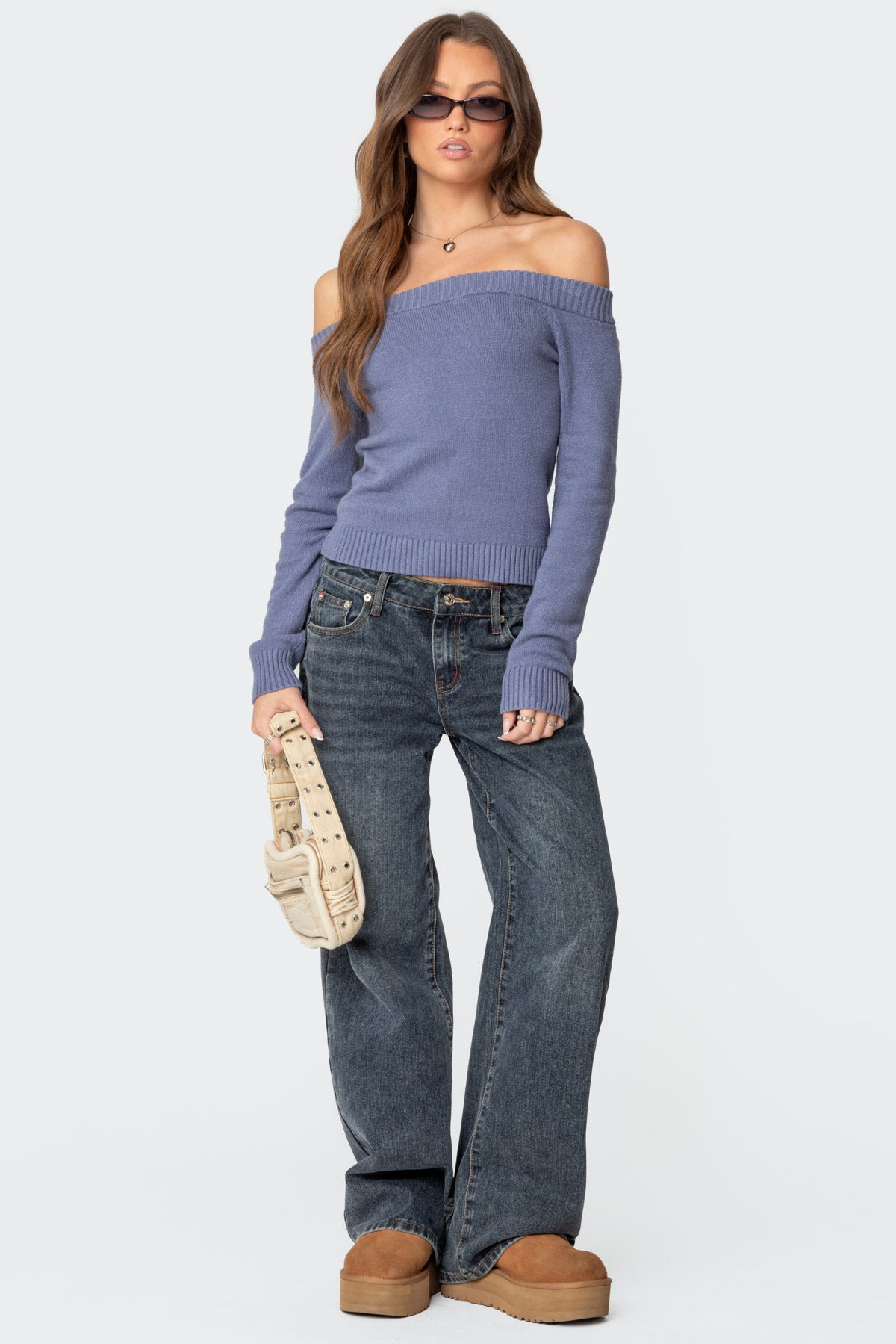 Elona Off Shoulder Knit Top - Image 2