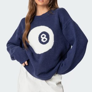 Magic 8 Oversized Chunky Knit Sweater
