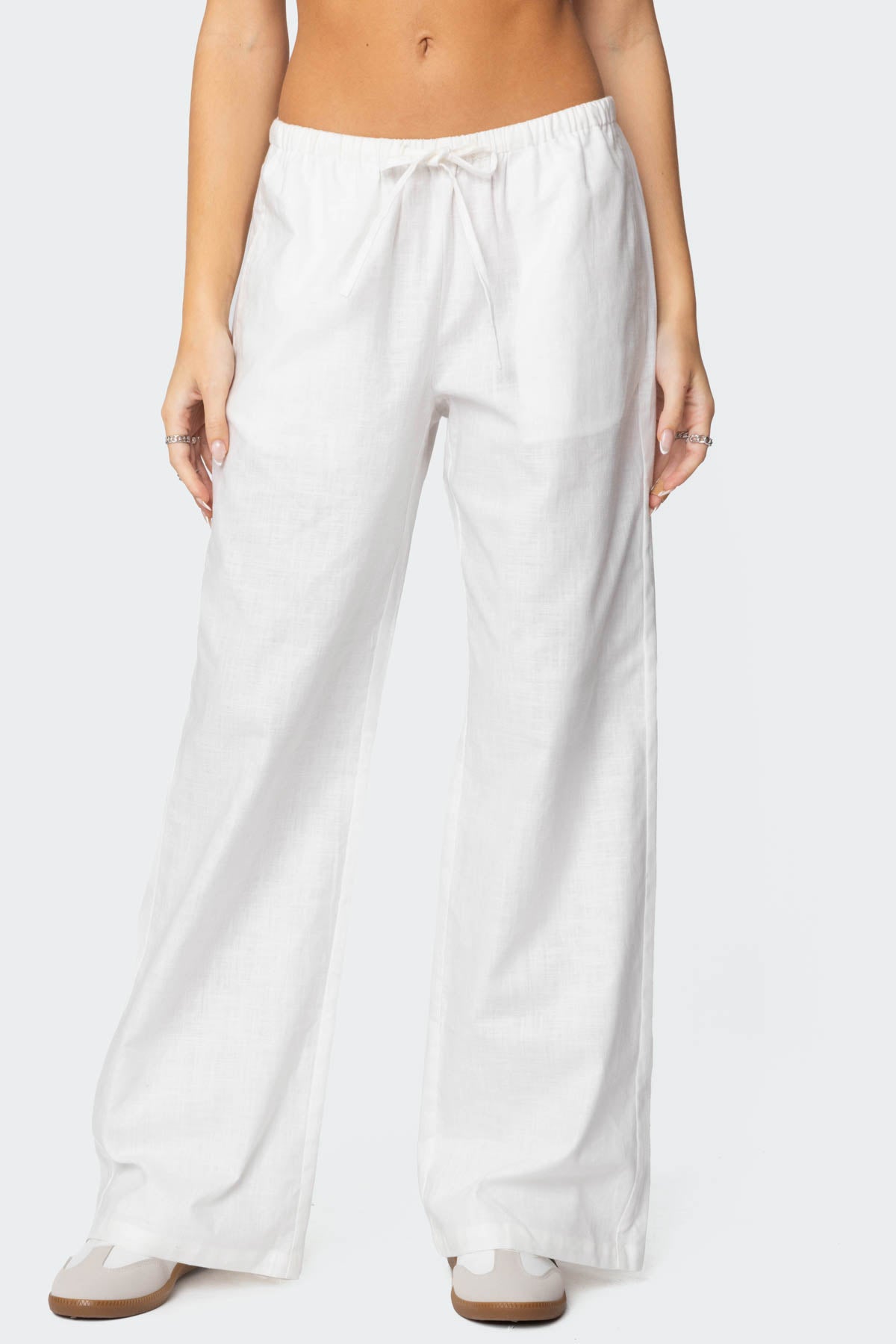 Alexa Linen Blend Pants - Image 2