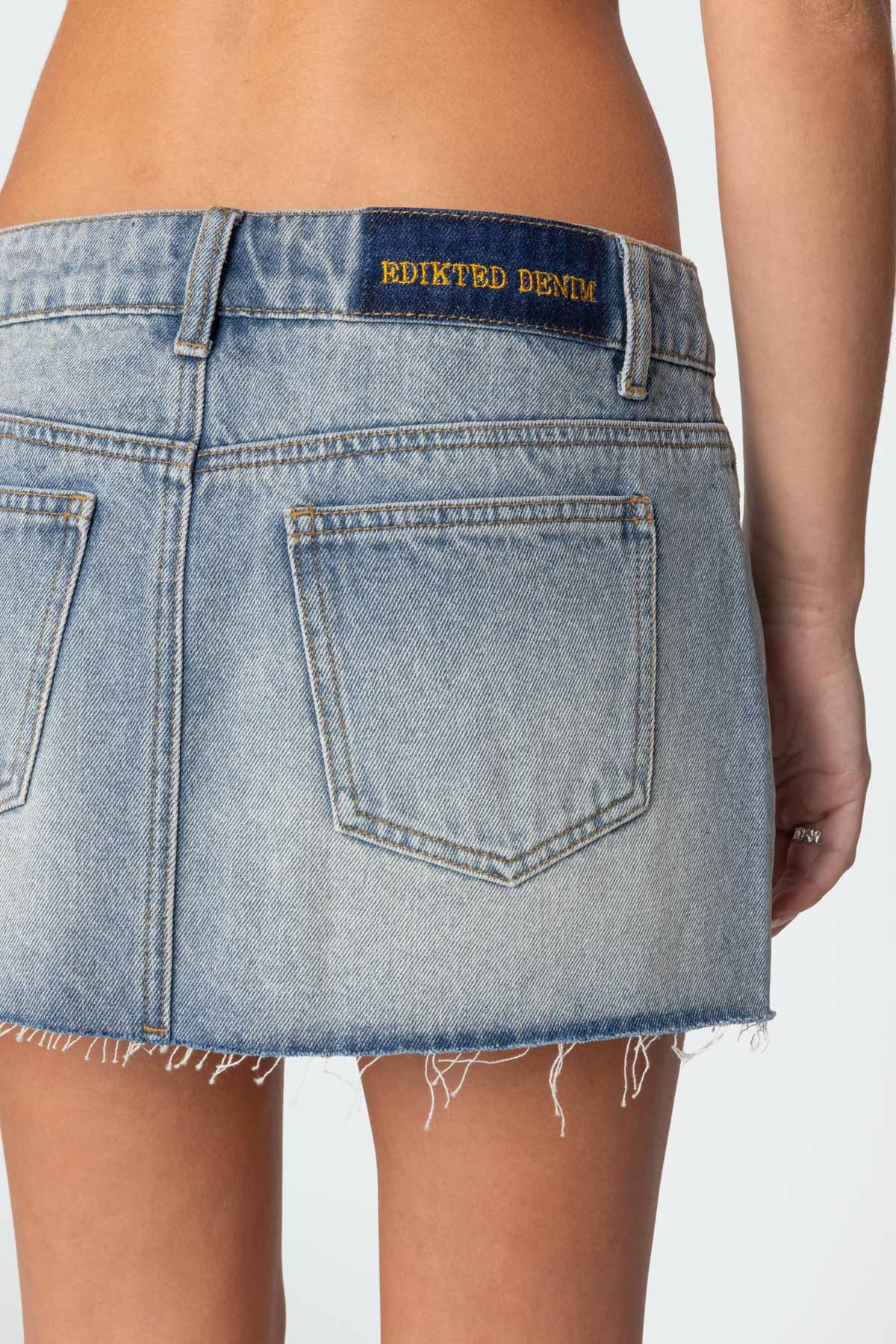 Brantley Denim Mini Skirt - Image 4
