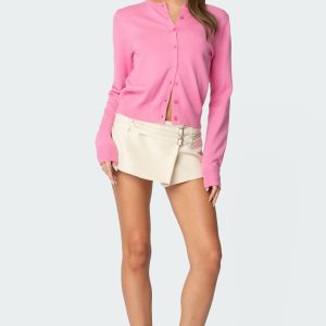 Double Belt Wrapped Mini Skort