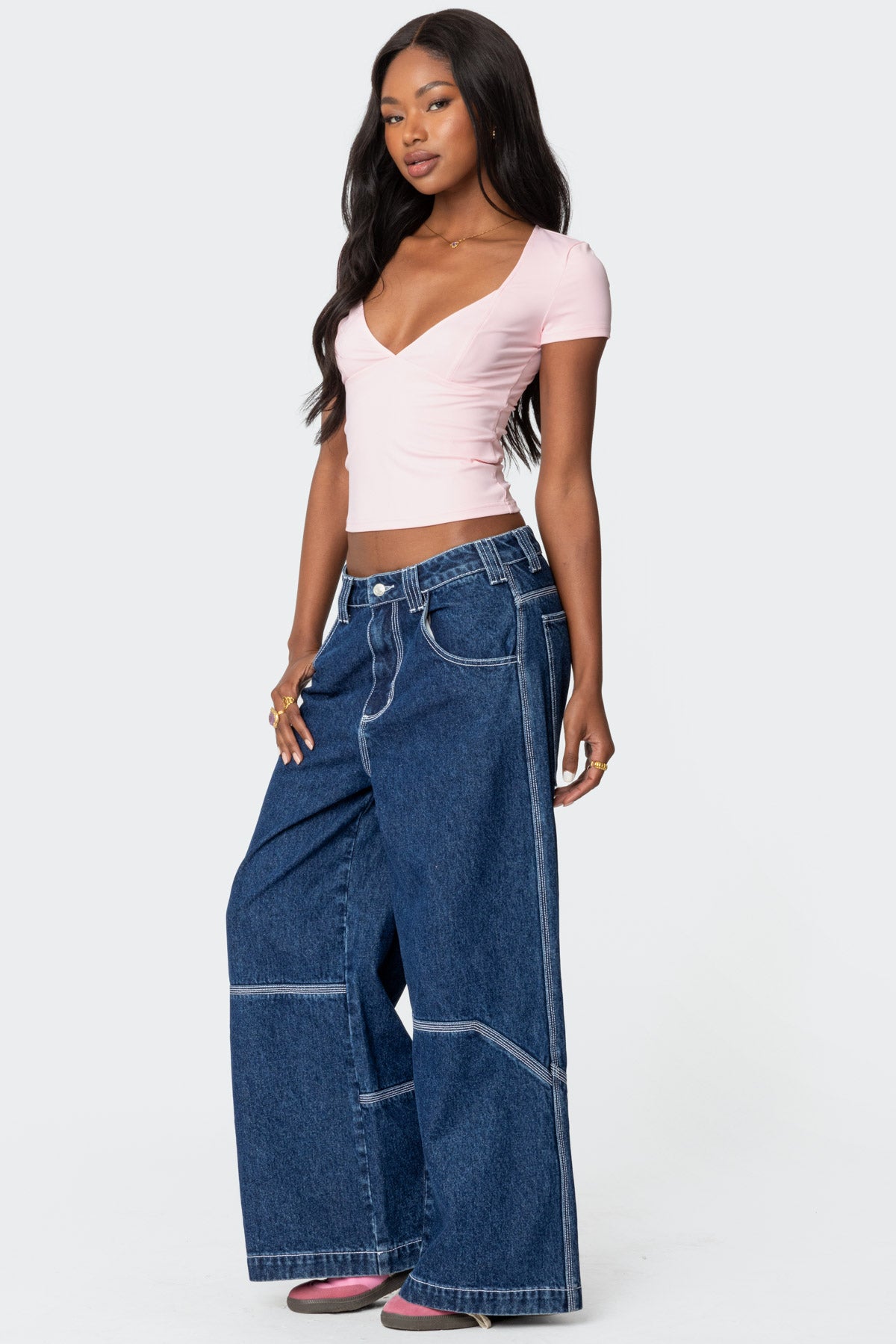 Katia V Neck Top - Image 4