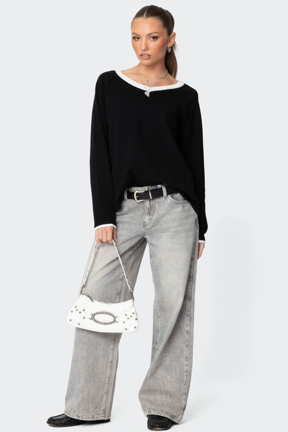 Magda Low Rise Acid Wash Jeans - Image 2