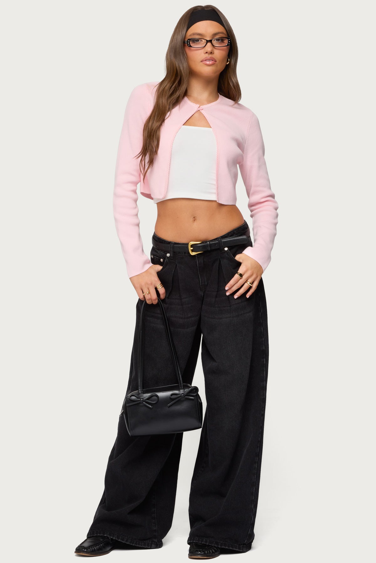 Jayne Split Front Knit Cardigan - Image 2