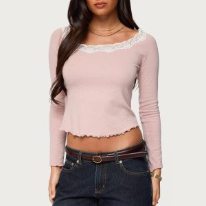 Emmery Lacey Boat Neck Top