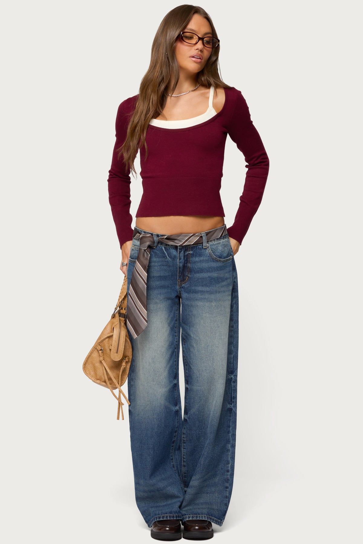 Raelynn Washed Low Rise Jeans - Image 5
