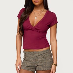 Merinda V Neck T Shirt