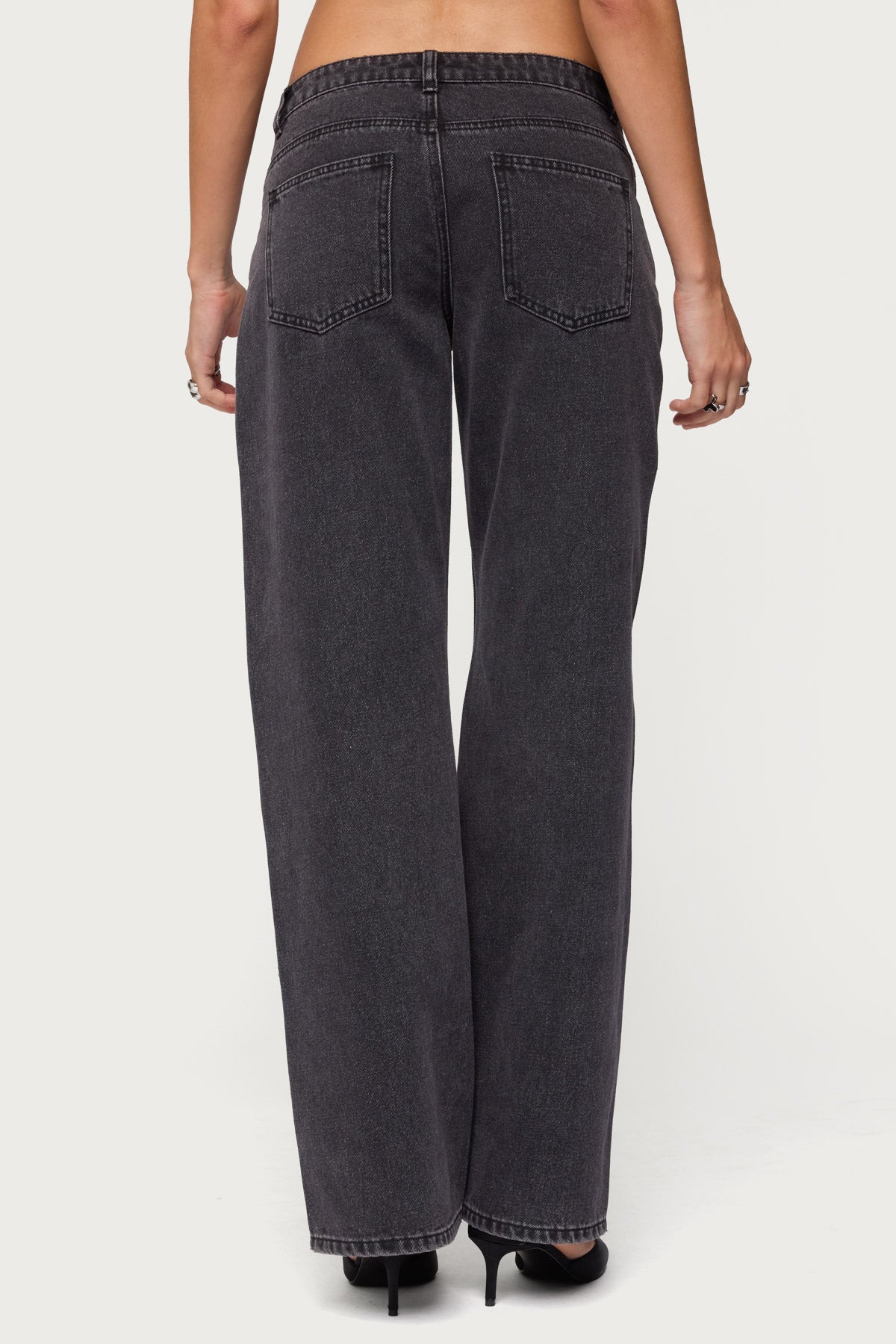 Rossa Beaded Low Rise Jeans - Image 6