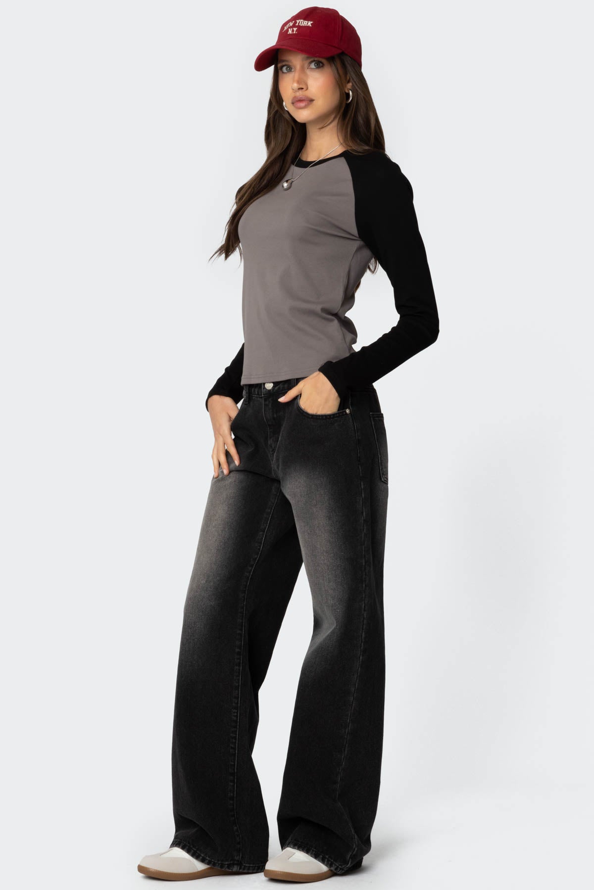 Tommi Raglan Long Sleeve T Shirt - Image 4