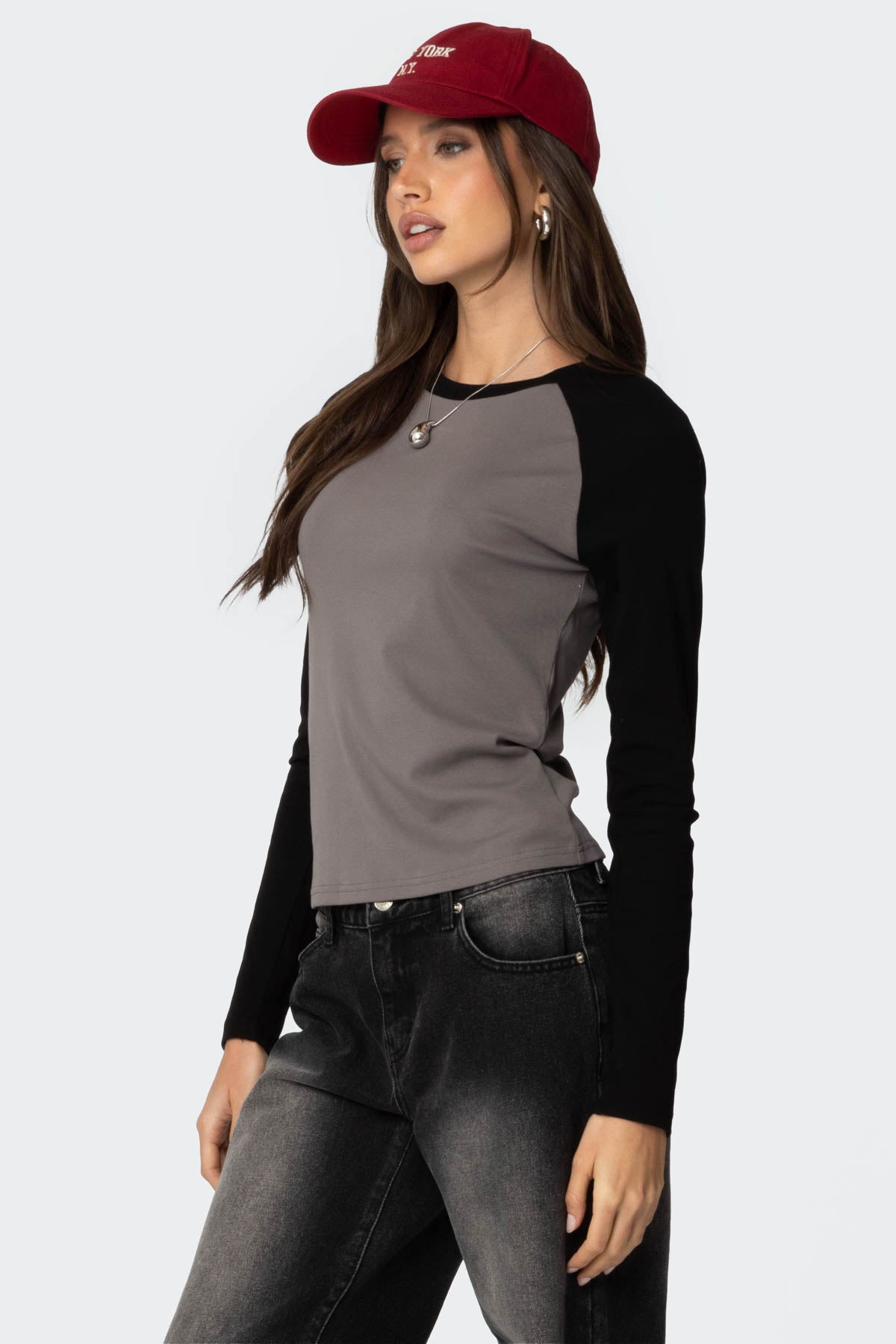 Tommi Raglan Long Sleeve T Shirt - Image 3