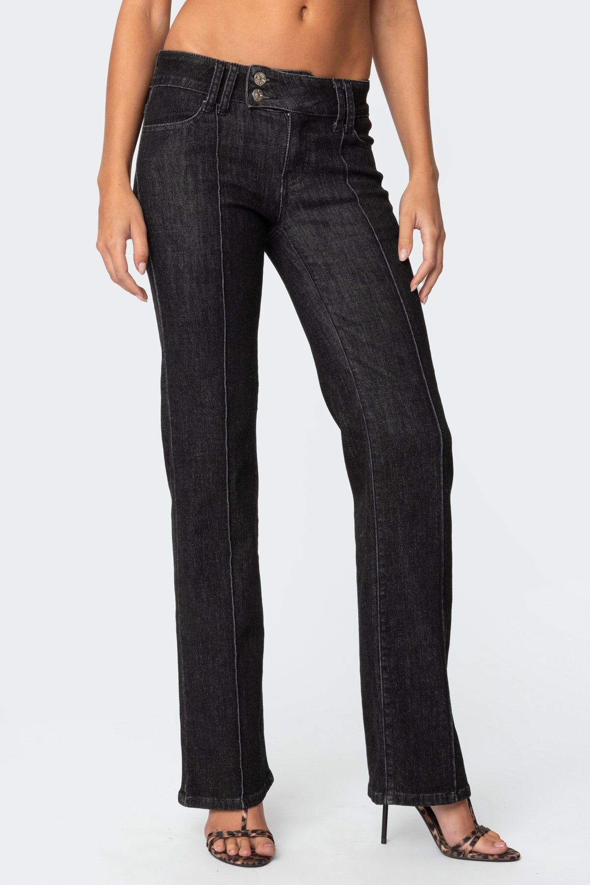 Avril Boot Cut Low Rise Jeans - Image 2
