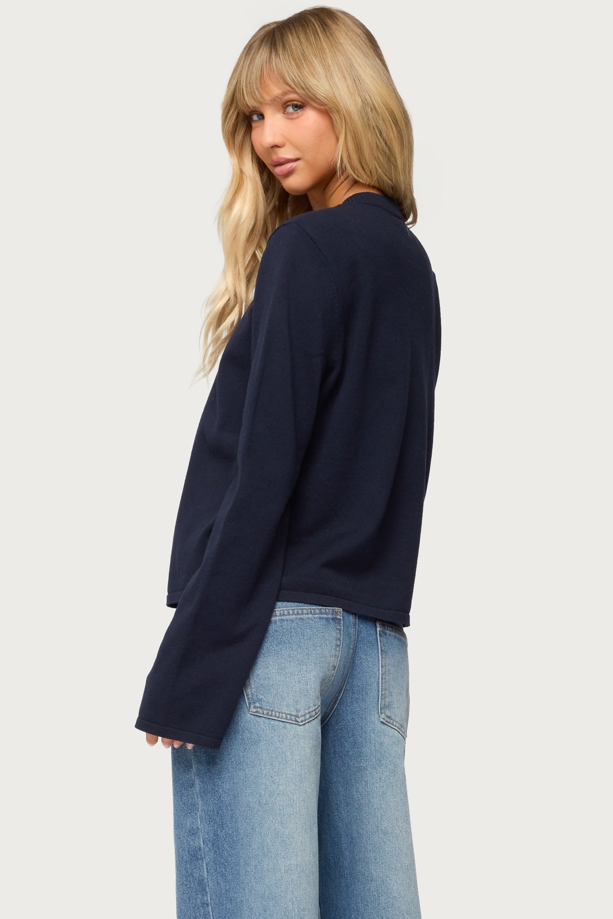 Jenie Split Front Knit Cardigan - Image 5