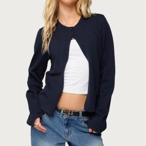 Jenie Split Front Knit Cardigan