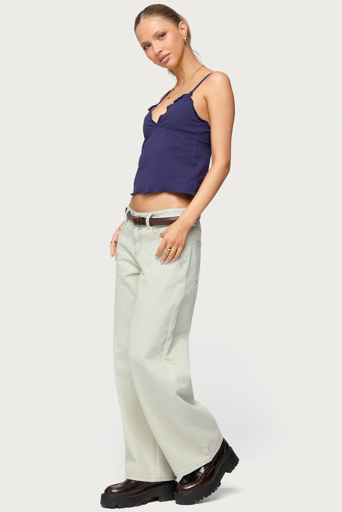 Petite Raelynn Washed Low Rise Jeans - Image 4