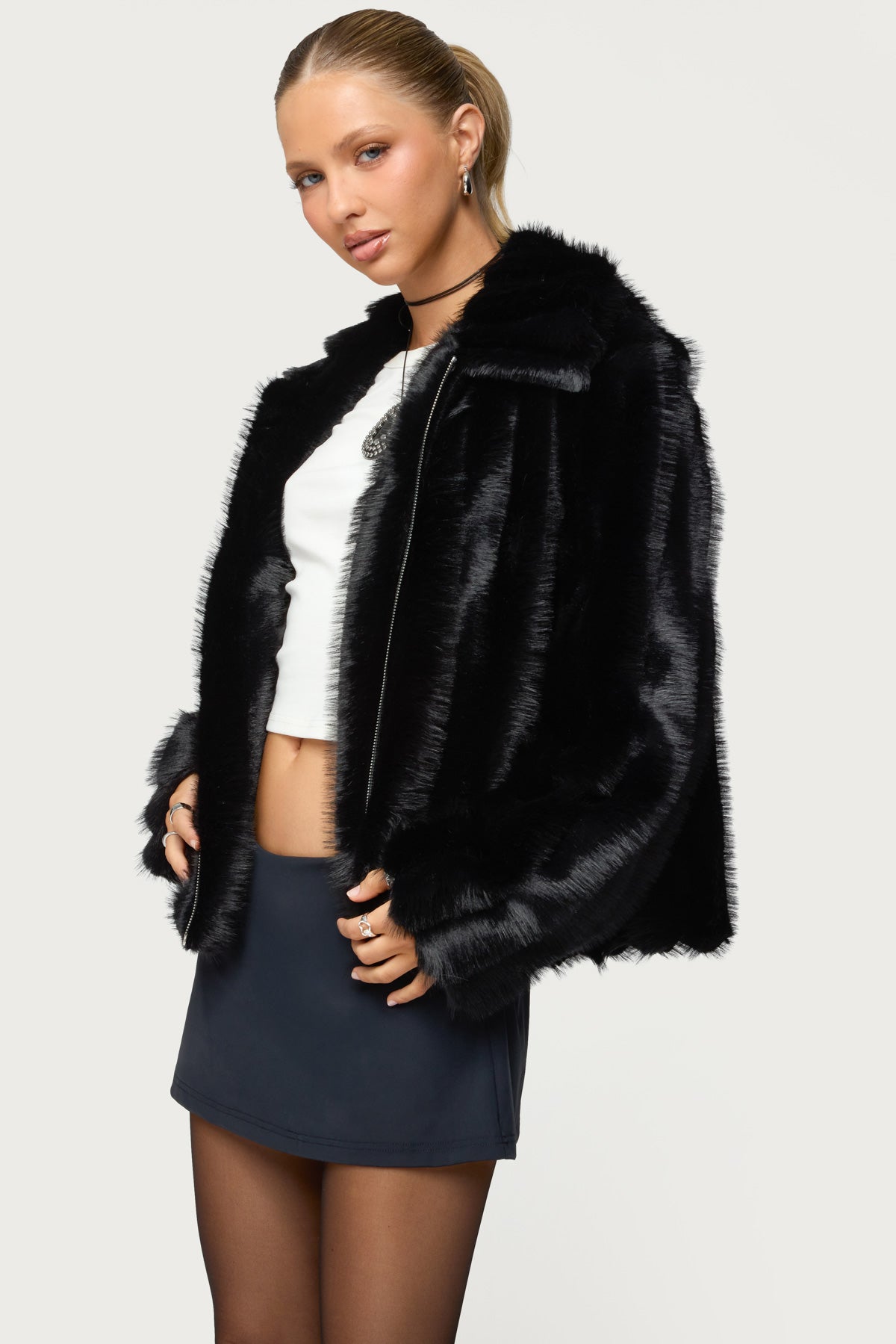 Tedi Faux Fur Jacket - Image 3