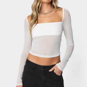 Marta Mesh Top