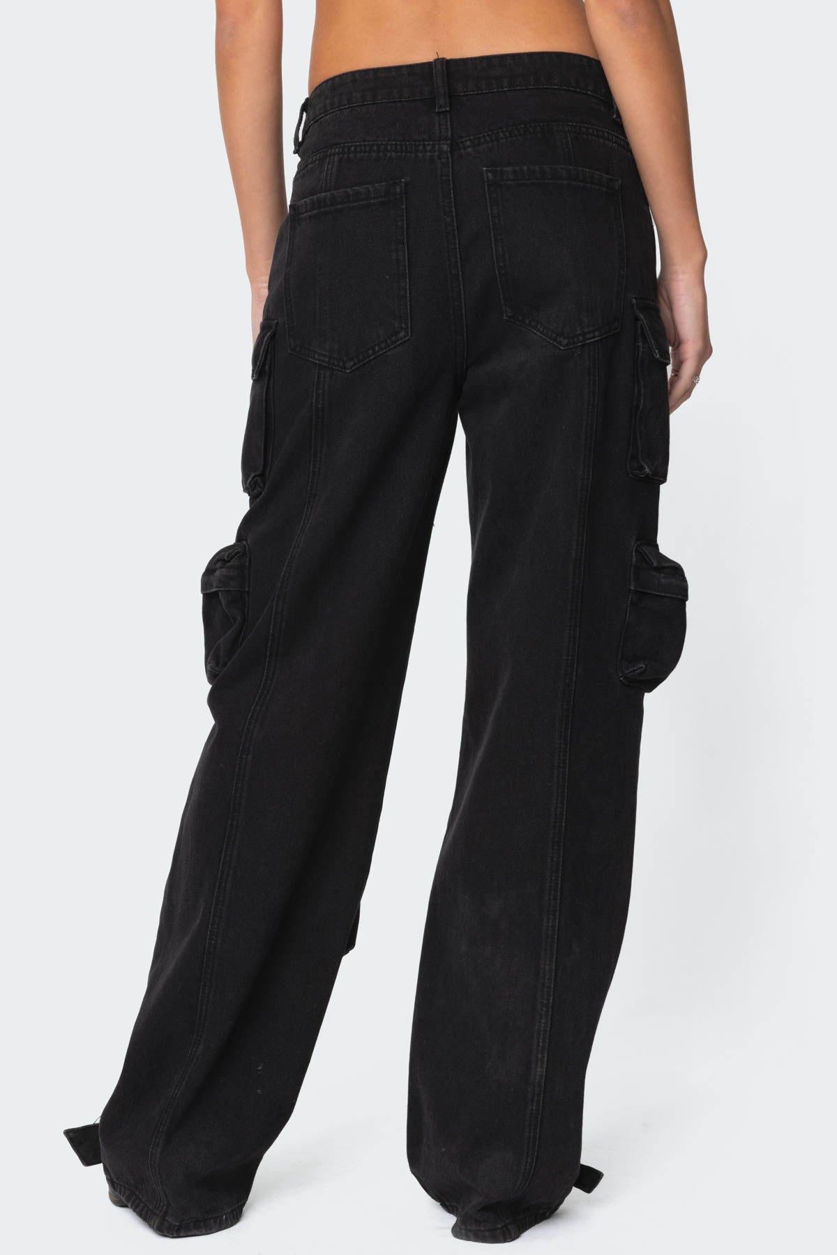 Oversized Boyfriend Cargo Jeans - Image 5