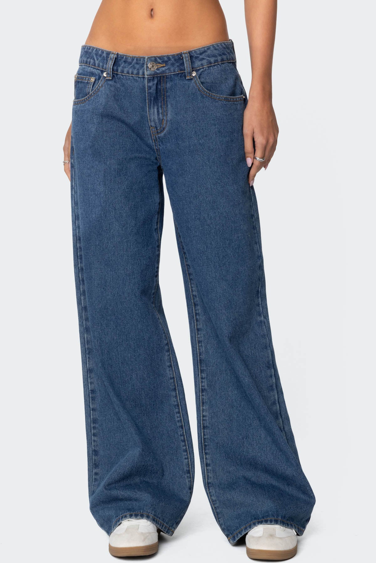Raelynn Washed Low Rise Jeans - Image 2